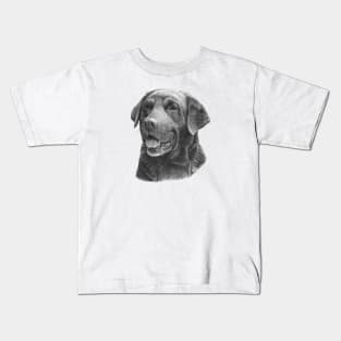 Labrador retriever - bw Kids T-Shirt